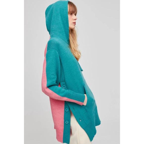 NEW ALDO MARTINS felis pullover in pink; green - Picture 3 of 3